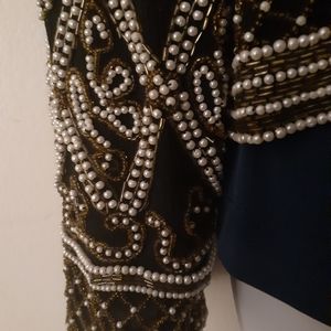 Jacket with pears and gold